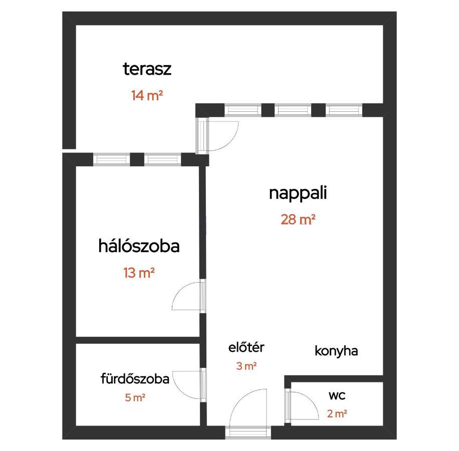 Marina Panorama Apartment & Garage Budapest Bagian luar foto